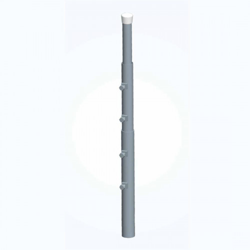 Palo Antenna Telescopico Zincato Fuoco mt 2x2 1,4mm